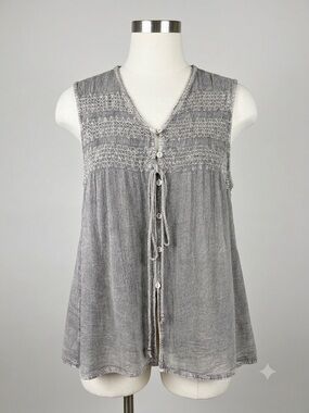 NEW Anandas Collection Boho Flowy Tank